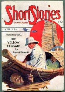 Short Stories Pulp April 25 1927- Yellow Corsair- Menace cover VG/F