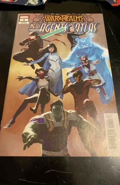 War of the Realms: New Agents of Atlas #1 Jun Park Variant (2019) NM copy