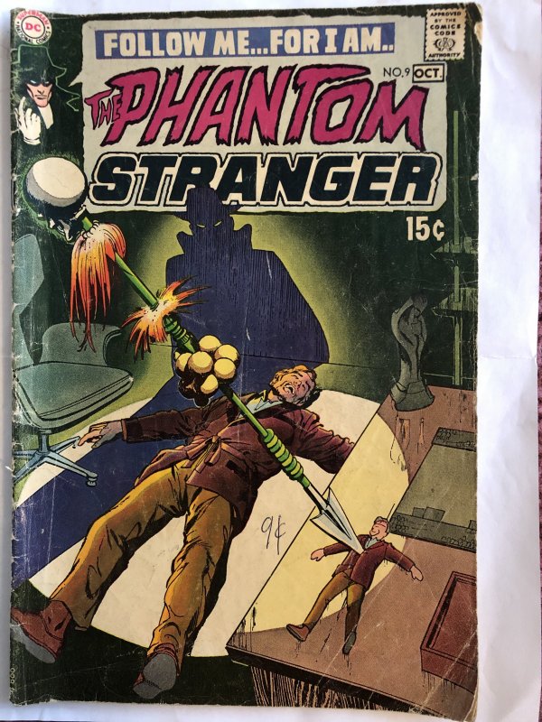 The Phantom Stranger #9,VG, art by Aparo!