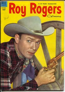 Roy Rogers #72 1953-Dell-photo cover-western stories-VF