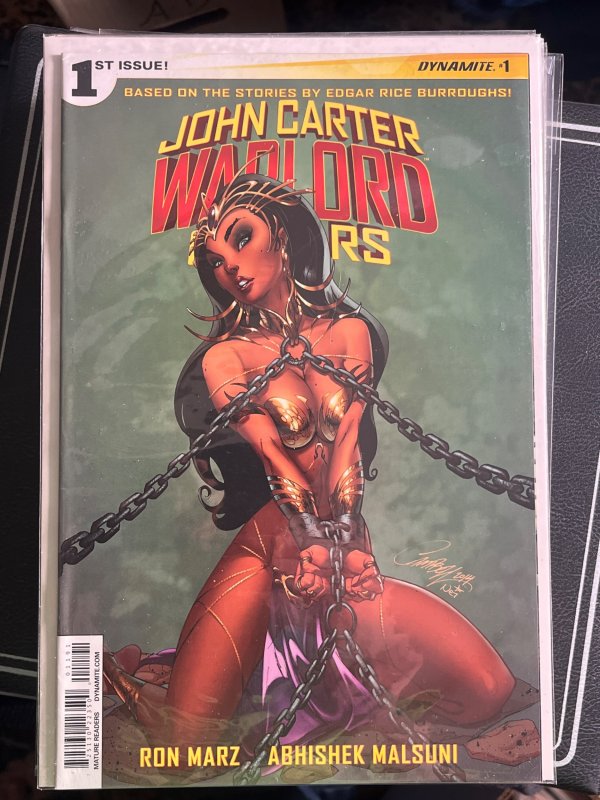 John Carter, Warlord of Mars #1 Cover R - Rare J. Scott Campbell Retailer Inc...