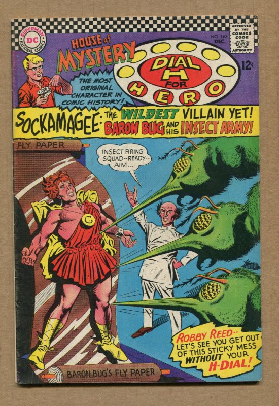 House Of Mystery #163 Sockamagee App.! 1966 (Grade 4.5) WH