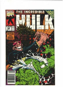Incredible Hulk #385 VF+ 8.5 Newsstand Marvel Dale Keown, Infinity Gauntlet