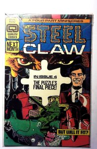 The Steel Claw #4 (1987) Quality Comics 1st Print Comic Book