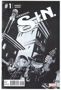 Operation: S. I. N. #1 Skottie Young Cover (2015) Peggy Carter