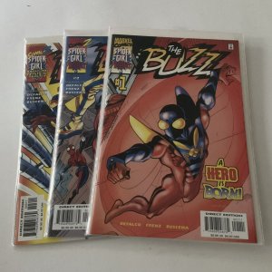 Buzz 1 2 3 Lot Run Set Near Mint Nm Marvel