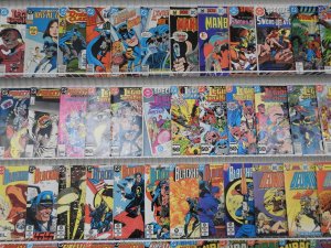Huge Lot of 190+ Comics W/ Action Comics, Manbat, Blackhawk, Firestorm Avg. VF-