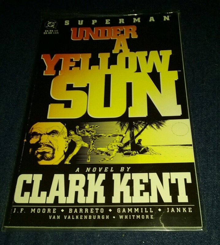 Superman: Under a Yellow Sun 1994, DC comics trade paperback book cool rare