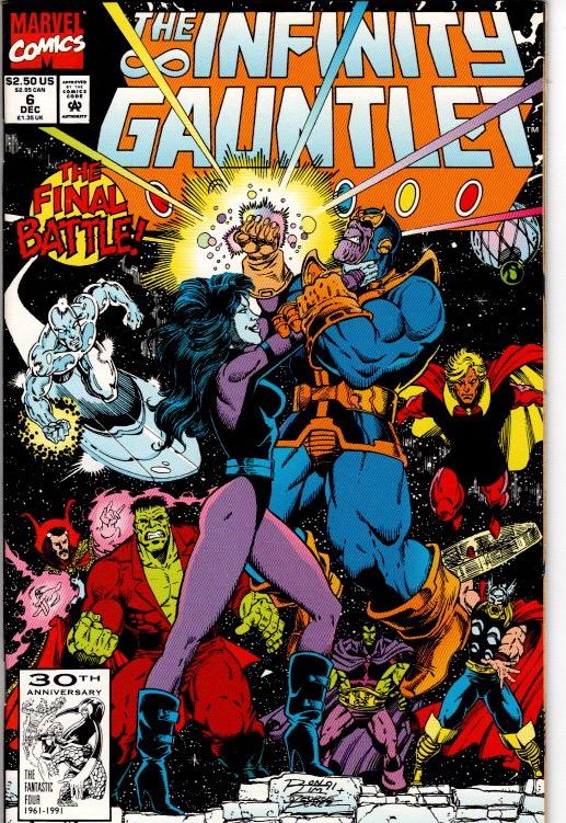 INFINITY GAUNTLET #5,6 NEAR MINT $15.00