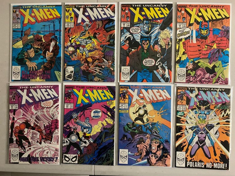 Uncanny X-Men lot #200-250 Marvel 1st Series (average 6.5) 40 diff (1985-'89)