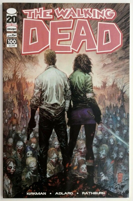 The Walking Dead #100 Cover B, 1st appearance of Negan and Death of Glenn