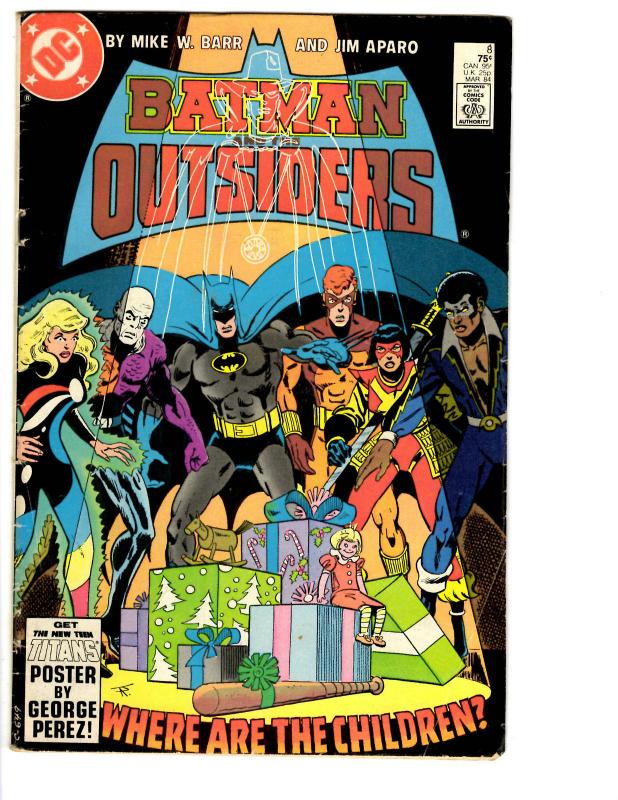 10 Batman and The Outsiders DC Comic Books # 1 2 3 4 5 6 7 8 9 10 Katana BH11