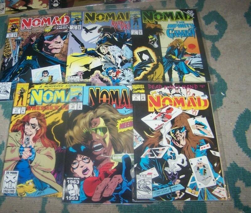 nomad # 1 2 4  4 7 11 13 19 21 vol 2+ lot1991 marvel +bucky  captain america