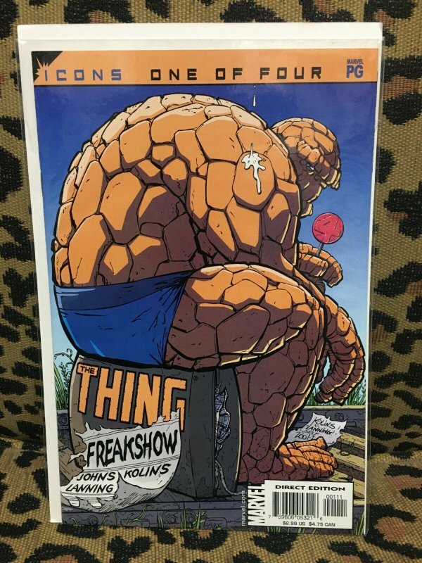 THE THING: FREAKSHOW - MARVEL - ALL 4 ISSUES - 2002 VF+ Never Read Johns Lanning