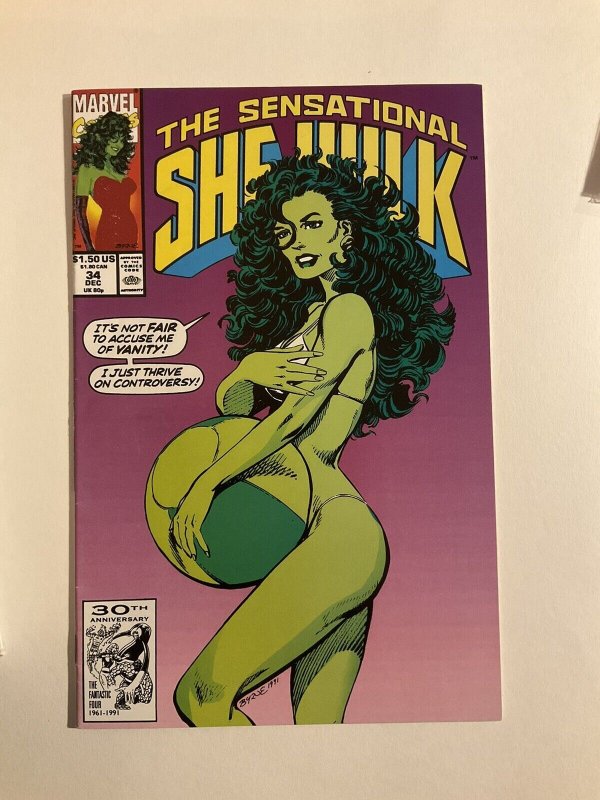 Sensational She-Hulk 34 Fine Fn 6.0 Marvel