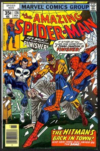 Amazing Spider-Man #174 VF 8.0 Punisher!