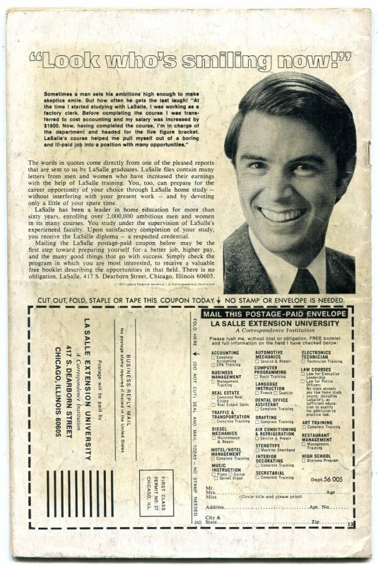 THE PHANTOM #61 1974-CHARLTON COMICS-JUNGLE--HERO COVER VG