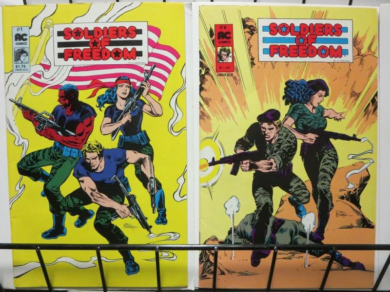 SOLDIERS OF FREEDOM (1987 AC) 1-2 THE SET!