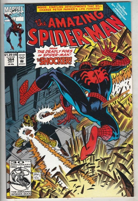 Amazing Spider-Man #364 (Jul-92) NM+ Super-High-Grade Spider-Man