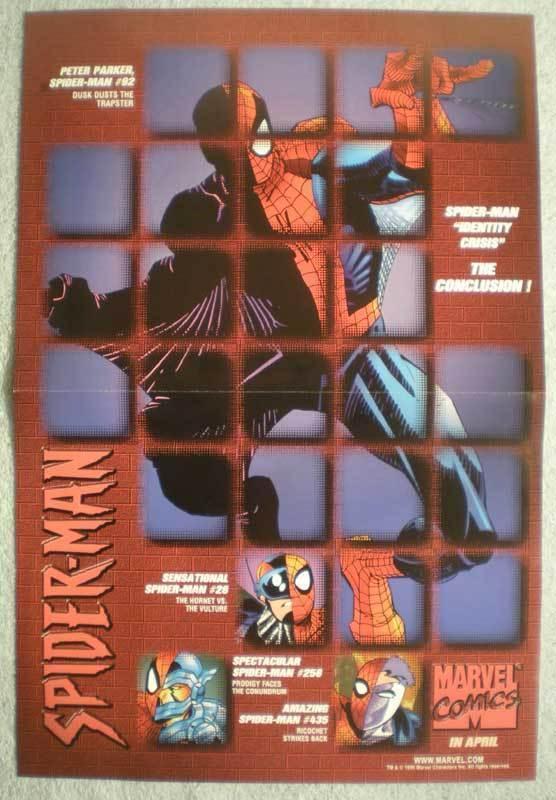 AMAZING SPIDER-MAN Promo Poster, 12x18, 1998, Unused, more Promos in store