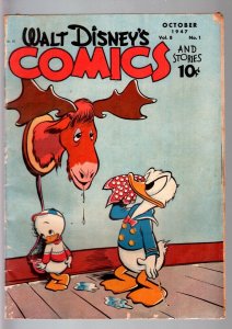 WALT DISNEY'S COMICS AND STORIES #85-1947-DONALD DUCK-MICKEY MOUSE-C BARKS-G G