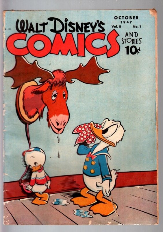 WALT DISNEY'S COMICS AND STORIES #85-1947-DONALD DUCK-MICKEY MOUSE-C BARKS-G G