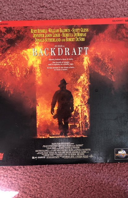 Backdraftt-a great Ron Howard film Digital laserdisc standard play