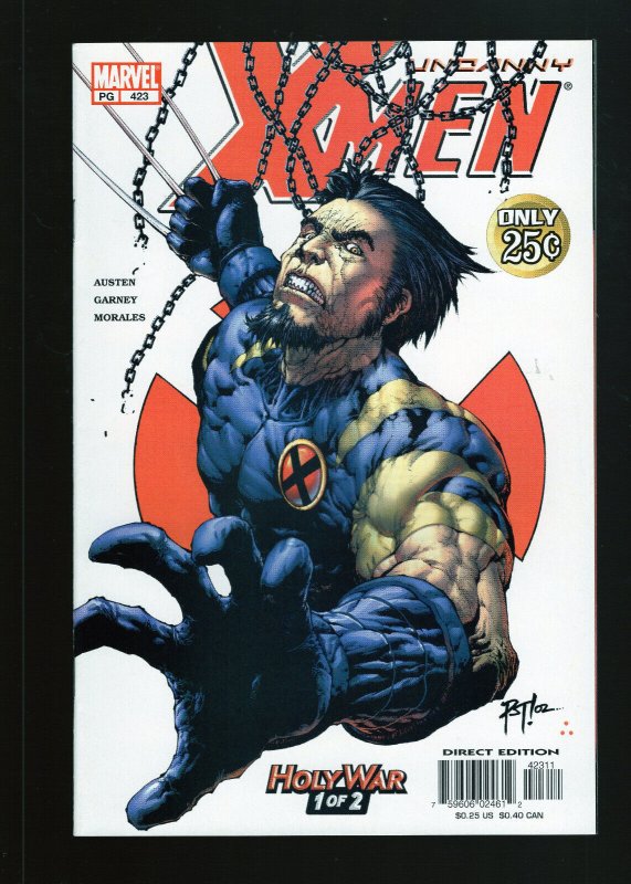 Uncanny X-Men #423 - Death of Bedlam, Death of Skin. (9.0/9.2) 2003