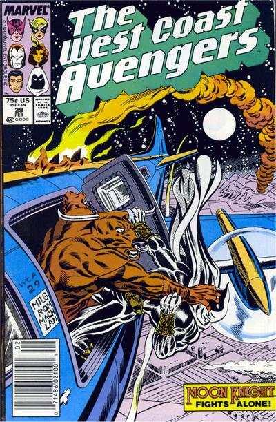 West Coast Avengers (1985 series)  #29, VF+ (Stock photo)