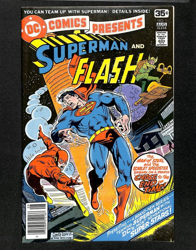 DC Comics Presents #1 VF+ 8.5 Superman! Flash!