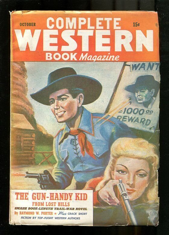 COMPLETE WESTERN PULP-1944-OCT-RAYMOND W. PORTER-RED CI VG