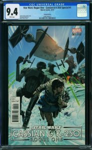 Star Wars: Rogue One - Cassian & K2SO Special Variant Cover (2017) CGC 9.4 NM