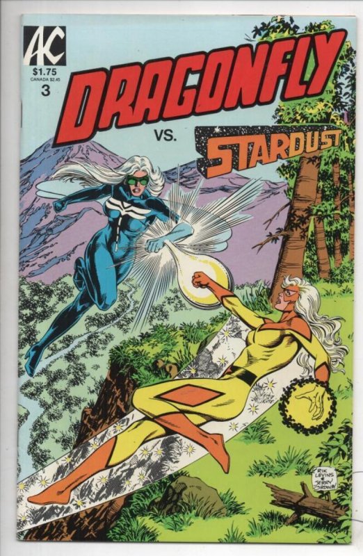 DRAGONFLY #3, VF/NM, AC comics, StarDust, 1985 1986, more in store