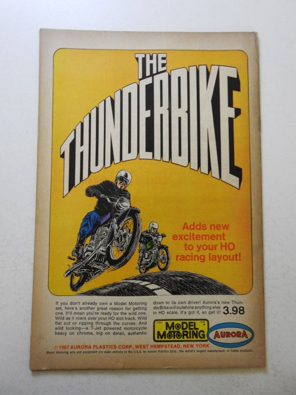 Challengers of the Unknown #58 (1967) VG Condition moisture stain