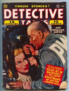 Detective Tales Pulp February 1945- Bradbury- Day Keene