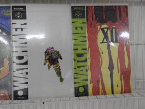 Watchmen #1-12 Complete Set + Extras! Avg NM- Condition! Alan Moore!