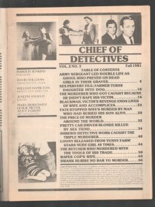 Chief of Detectives-Fall 1981-Grand Robbery-Dismemberment-lurid crime-violenc... 