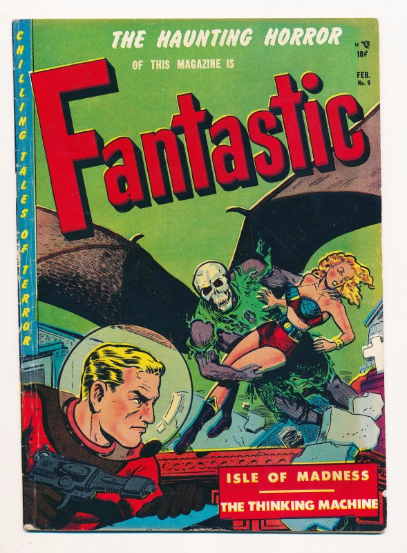 Fantastic (1952 Youthful) #8 VG/FN, #9 VG- Complete series, Captain Science