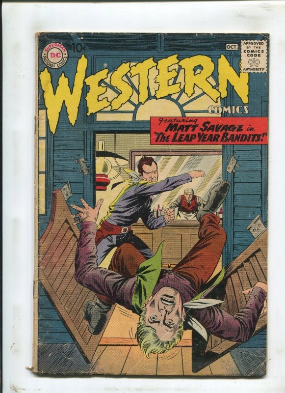 WESTERN COMICS #83 - THE LEAP YEAR BANDITS! - (4.0) 1960