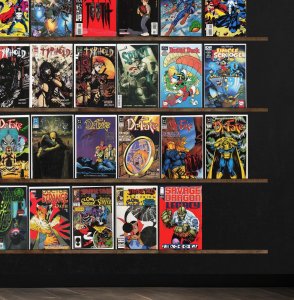 Huge Lot 150+ Comics with Captain Marvel, Doctor Fate, X-Men 2099 & More!