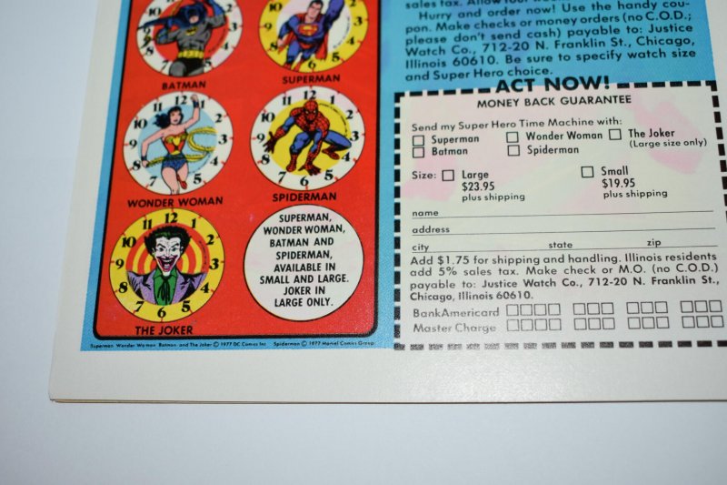 Batman #296 (1978) Scarecrow VF- 7.5 Comic Book