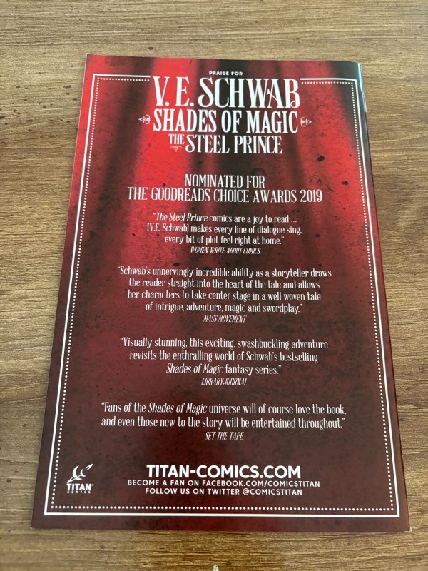 V.E. Schwab Extraordinary # 1 VF Titan Comic Book Variant Cover 1st Print 3 J369