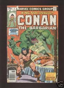Conan The Barbarian Annual #5 Marvel Comics 1979 Fa