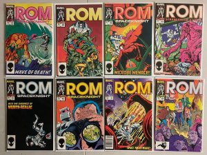 ROM Spaceknight comics run #41-75 last issue + 3 ann 38 diff avg 6.0 (1983-86)