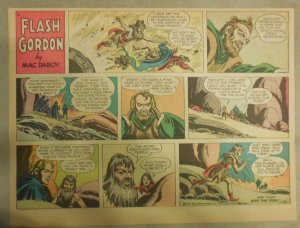 Flash Gordon Sunday Page by Mac Raboy from 1/20/1957 Half Page Size  