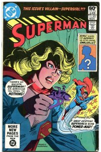 Superman #365 Supergirl Appearance Superboy Back-up Story DC Comics 1981