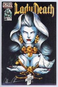 Lady Death Crucible #5 | Signed By Brian Pulido (Chaos, 1997) FN/VF