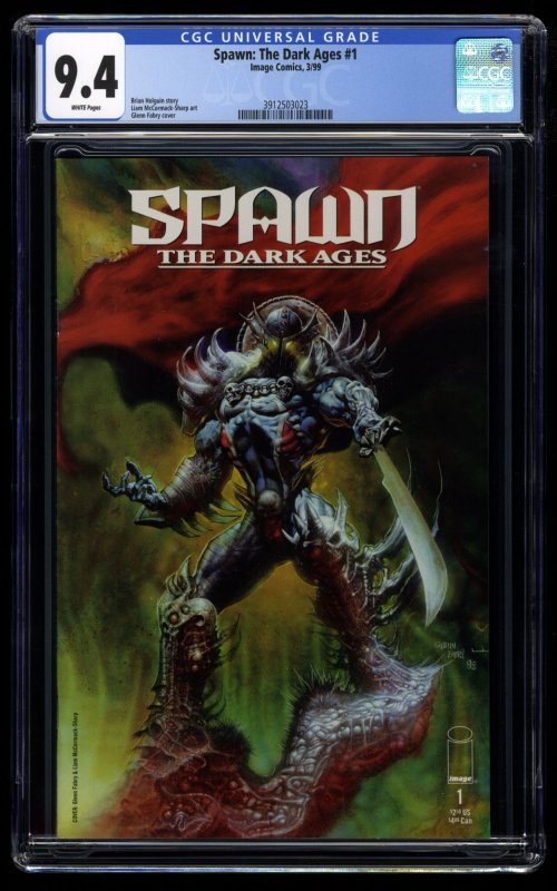 Spawn: The Dark Ages (1999) #1 CGC NM 9.4 White Pages