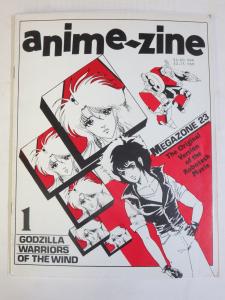 Anime Zine Issue 1 Megazone 23 Godzilla Warriors of the Wind Ed. Robert Fenelon