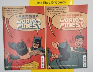 Batman Superman World's Finest #1 Chip Zdarsky Slap Variant Set